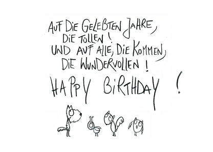 Auf Dein Leben! - Postkarte von eDITION GUTE GEISTER GK48