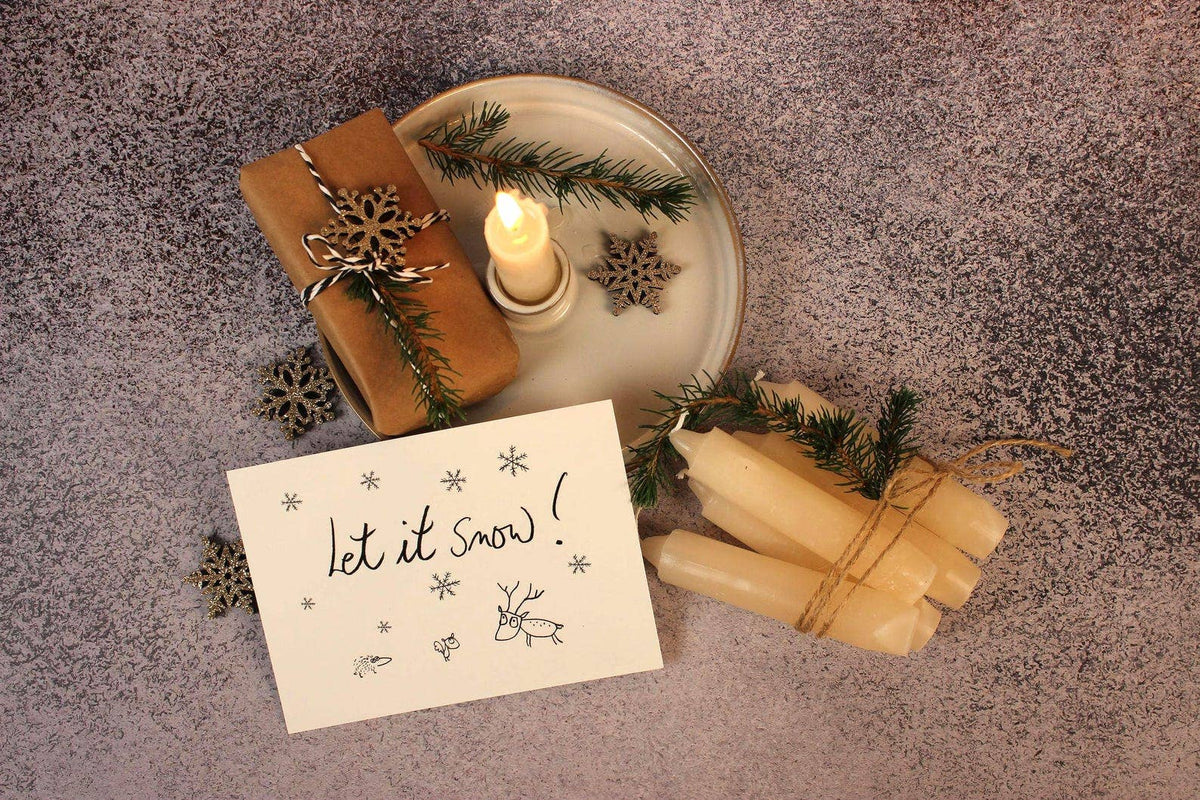 Let It Snow! - Postkarte von eDITION GUTE GEISTER