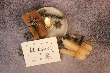 Let It Snow! - Postkarte von eDITION GUTE GEISTER