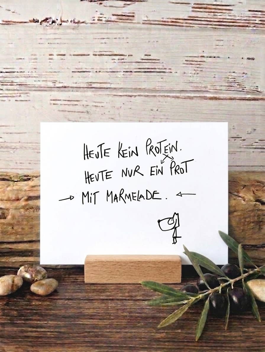Nur ein Prot - Postkarte von eDITION GUTE GEISTER