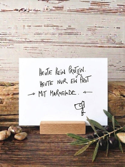 Nur ein Prot - Postkarte von eDITION GUTE GEISTER