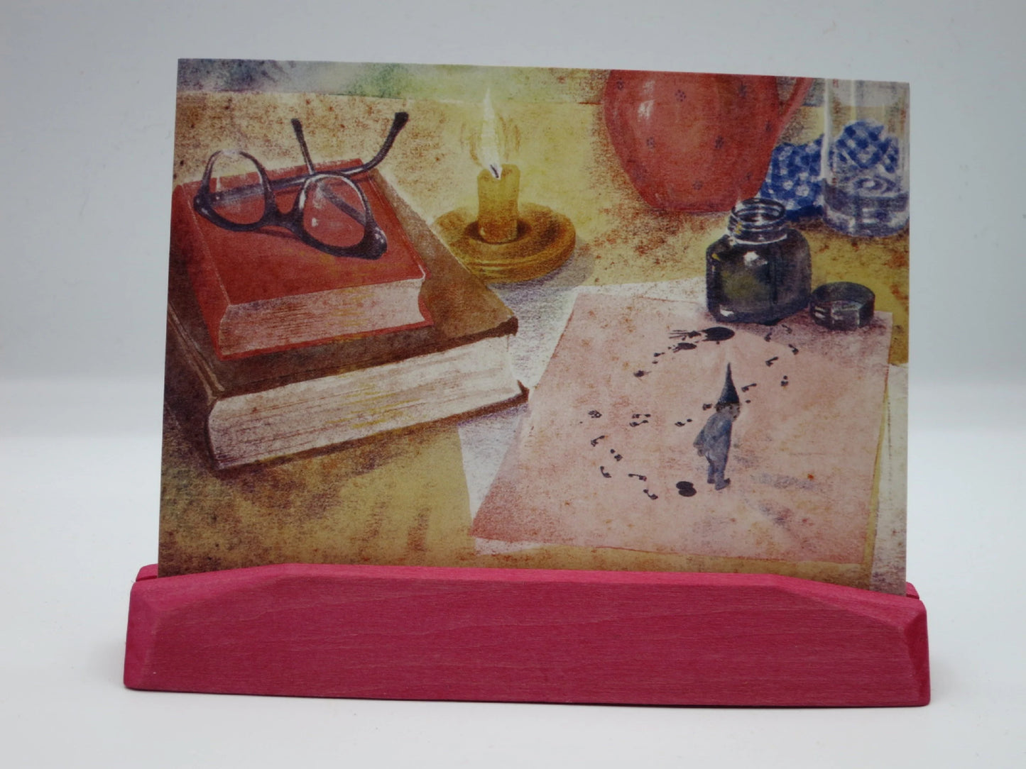Kartenständer - Bunt - Waldorf - Jahreszeitentisch - Postkartenständer - Art. PKH5