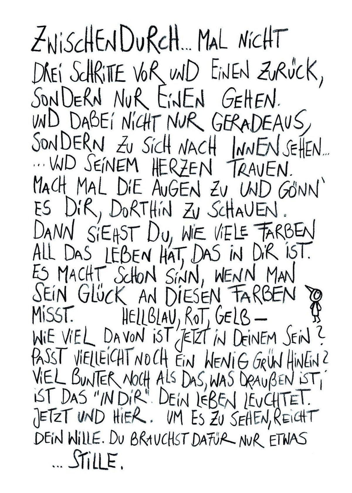 Zwischendurch - Postkarte von eDITION GUTE GEISTER