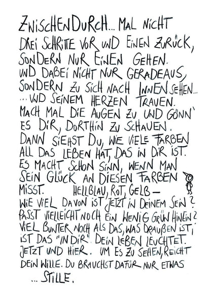 Zwischendurch - Postkarte von eDITION GUTE GEISTER