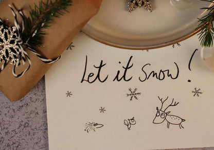 Let It Snow! - Postkarte von eDITION GUTE GEISTER