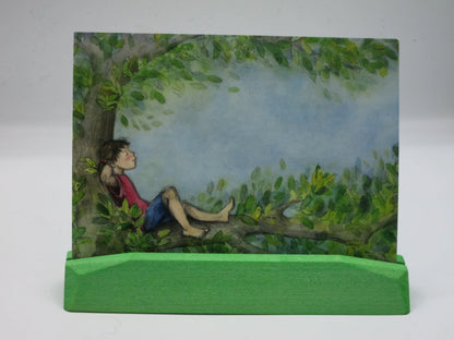 Kartenständer - Bunt - Waldorf - Jahreszeitentisch - Postkartenständer - Art. PKH5