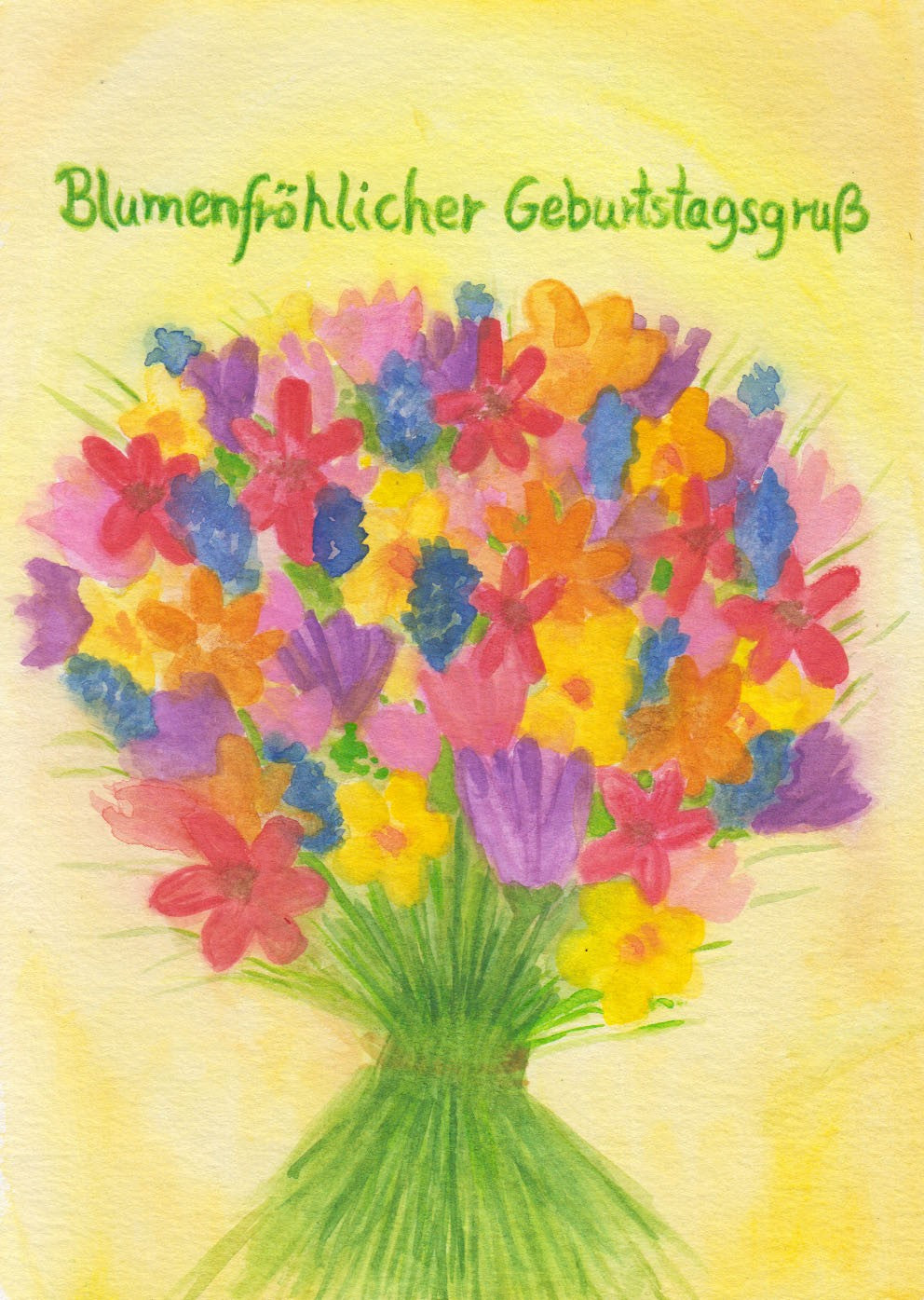 Geburtstagsgruß - Postkarte  Art.Nr. GK39