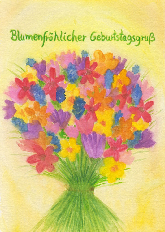 Geburtstagsgruß - Postkarte  Art.Nr. GK39