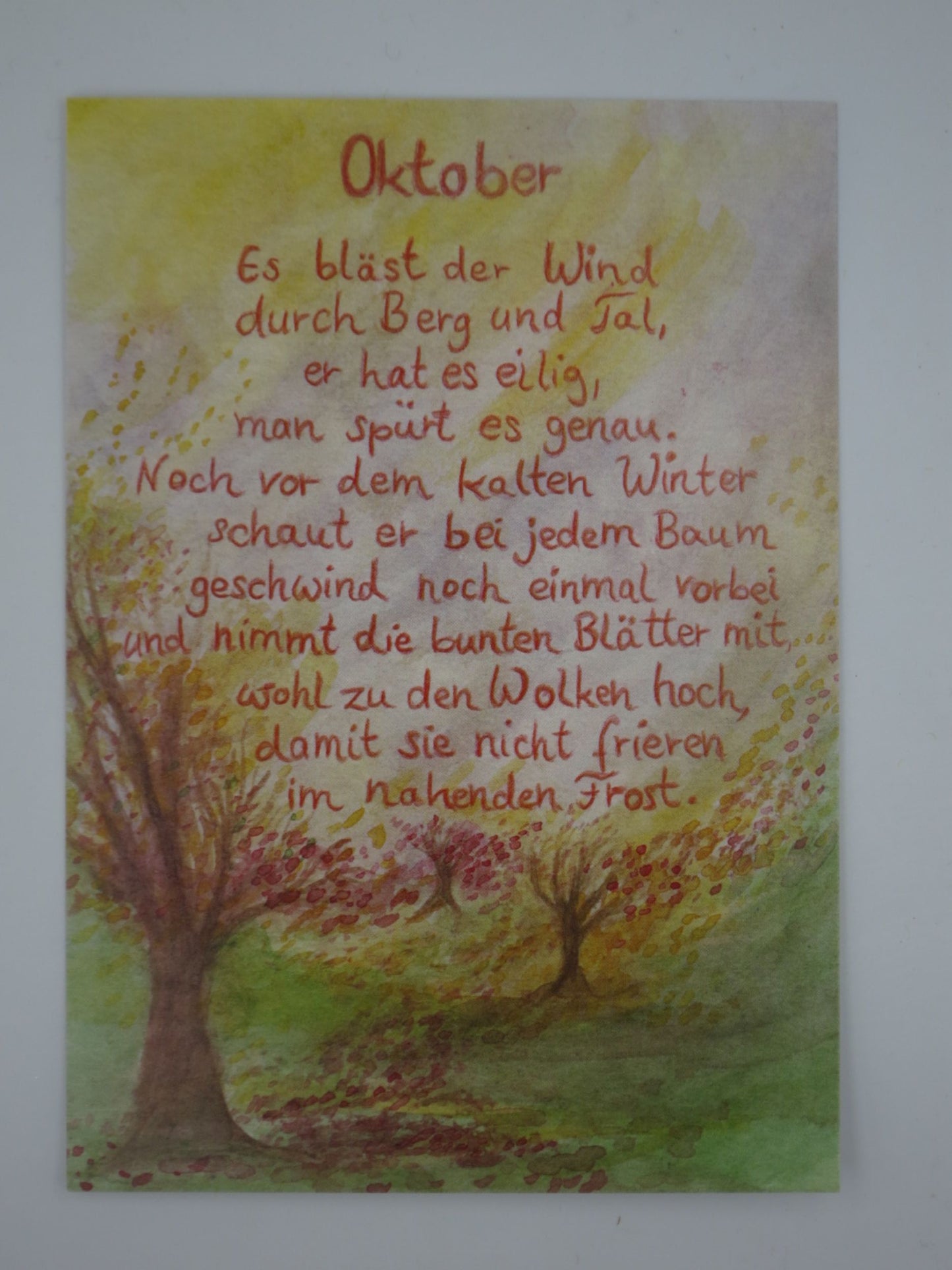 Oktober - Monatspostkarte Art.PKHE219
