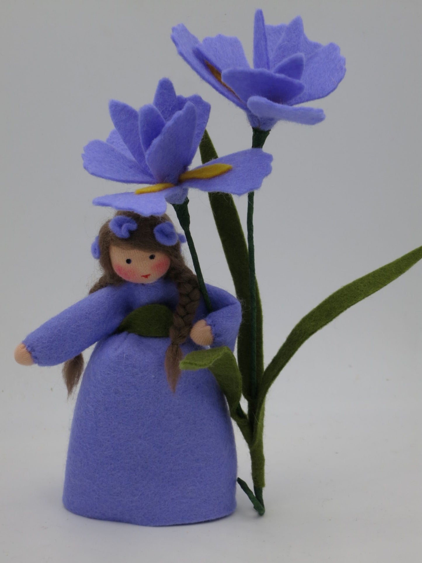 Iris - Schwertlilie - Blumenkind  für den Jahreszeitentisch - Art. SO42