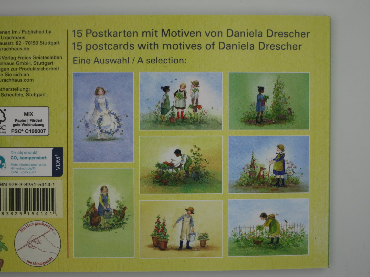 Postkartenbuch »Gartenkinder«   15 Postkarten - Waldorf - PKS16