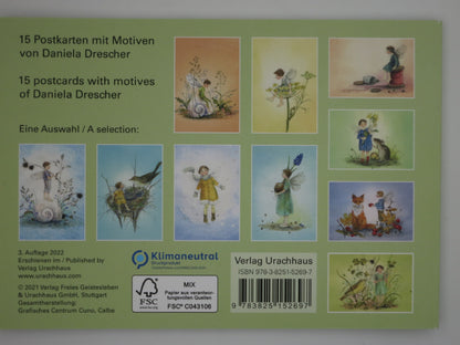 Postkartenbuch "Elfenträume" 15 Postkarten von Daniela Drescher- Waldorf - PKS13