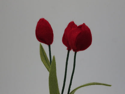 Tulpen im Gänseei -  Filzblumen für den Jahreszeitentisch -  Art. FR78