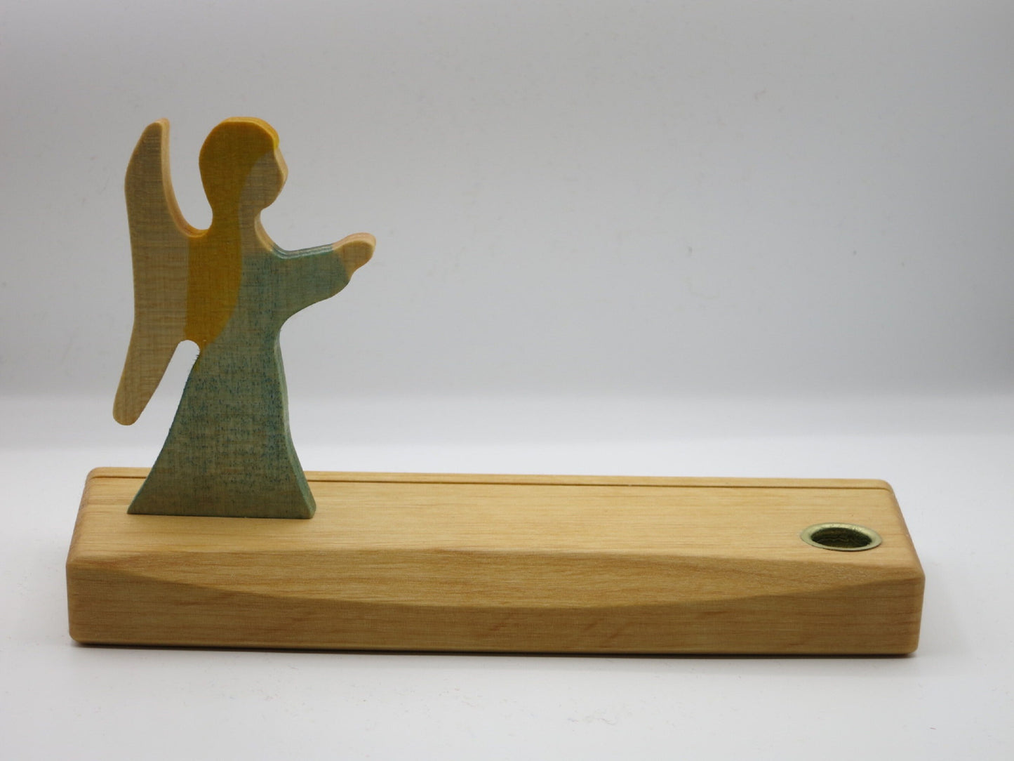Kartenhalter mit Engel  - Postkartenhalter- Weihnachten - Advent - Waldorf Art.Nr PKH4