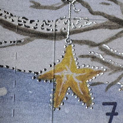 Adventskalender Freiburg zeigt Detailansicht eines Türchens- AK70