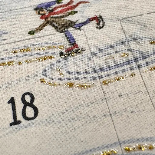 Detailaufnahme Adventskalenderkarte Köln AK45