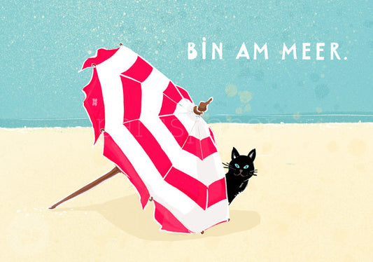 Bin am Meer - Postkarte - Waldorf Art.Nr.PKSO280