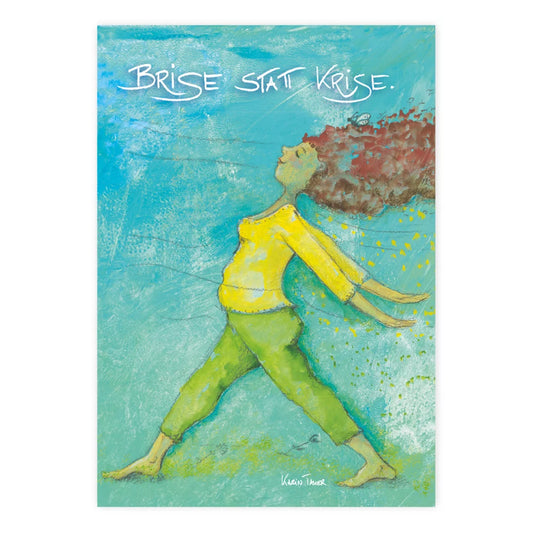 Brise statt Krise - Postkarte  - Art.Nr. PKGR114