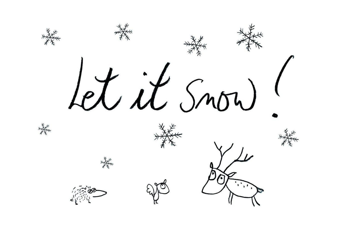 Let It Snow! - Postkarte von eDITION GUTE GEISTER