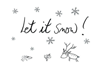 Let It Snow! - Postkarte von eDITION GUTE GEISTER