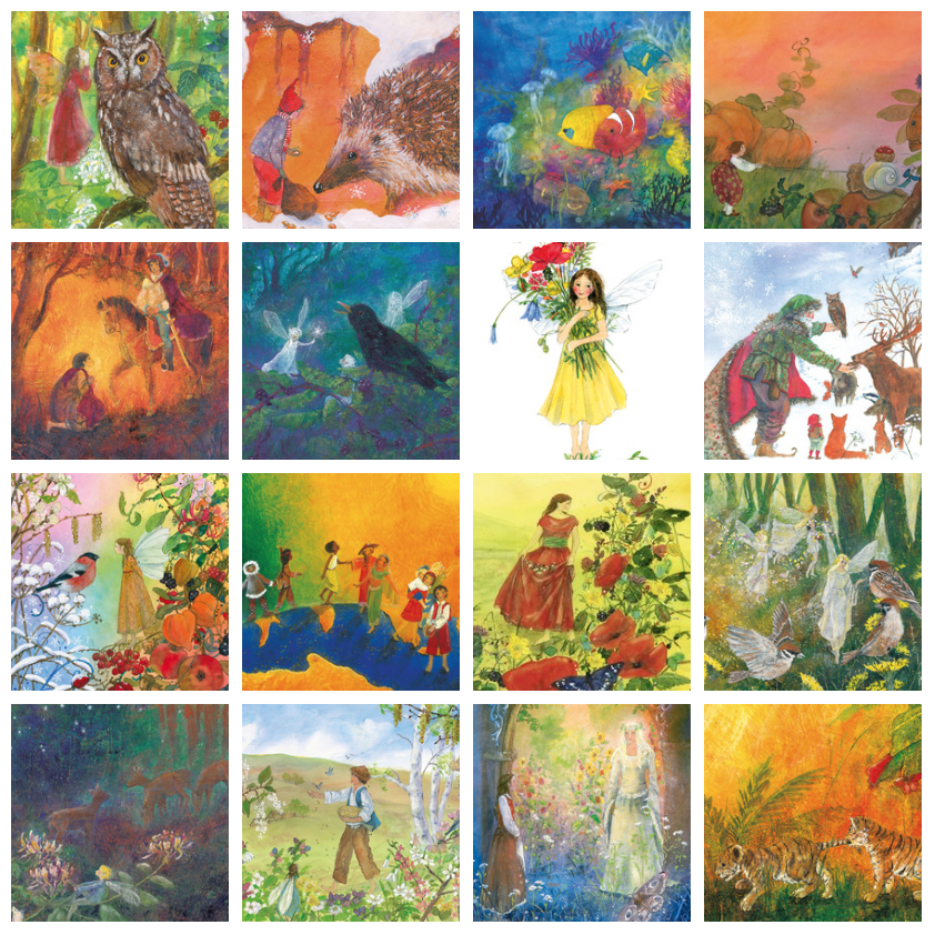 Kartenset Daniela Drescher - 16 Postkarten Art.PKS34