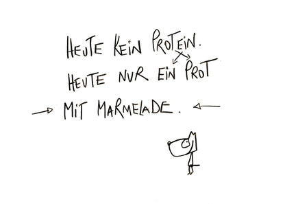 Nur ein Prot - Postkarte von eDITION GUTE GEISTER