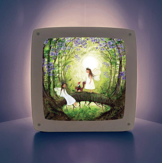Elfen mit Eichhörnchen - Motiv für die Toverlux Lampe - MO6