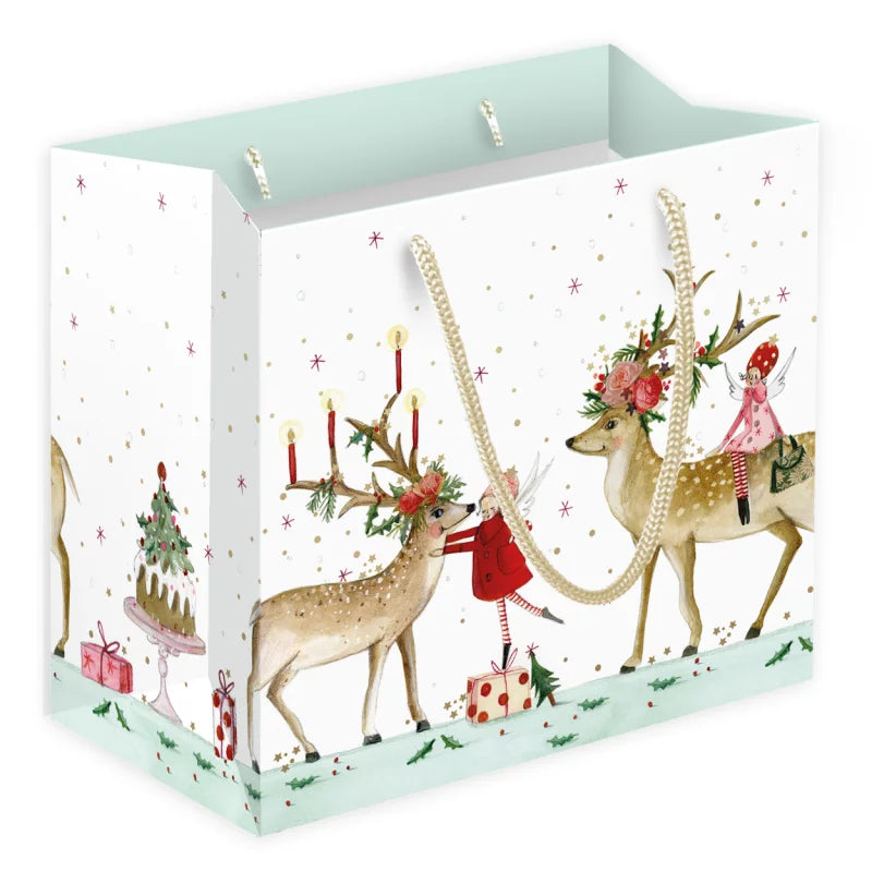 Engel und Elch Geschenktasche GP14 von Silke Leffler