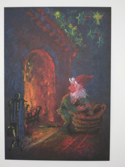 Das Feuer hüten - Postkarte - Waldorf Art.Nr PKWI243