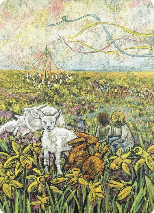Frühlingszeit - Waldorf - Postkarte Art.Nr.PKFR212