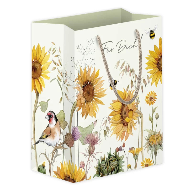 Für Dich Sonnenblumen Geschenktasche GP1 von Sophia Drescher