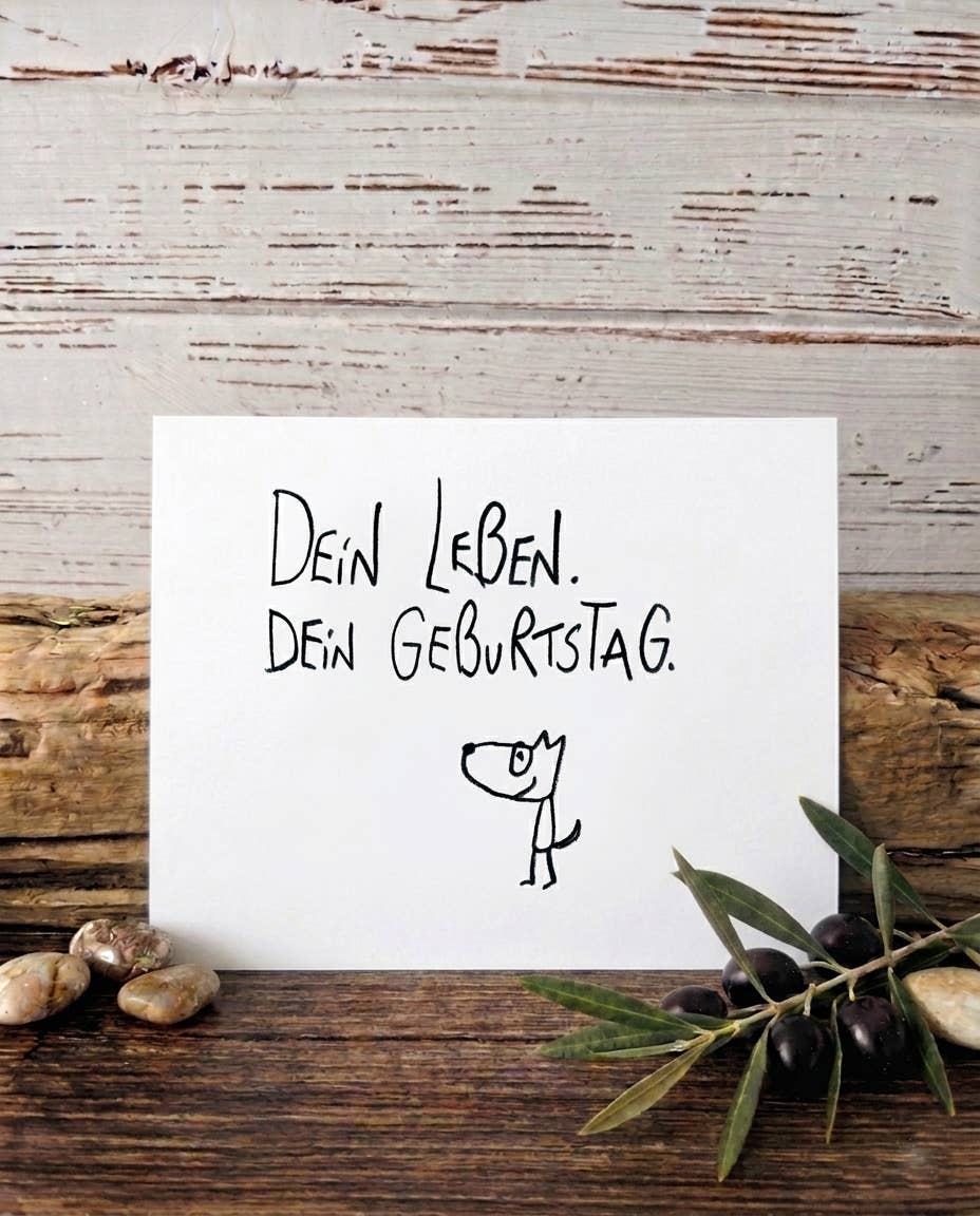 Geburtstagskarte Dein Leben von Edition Gute Geister