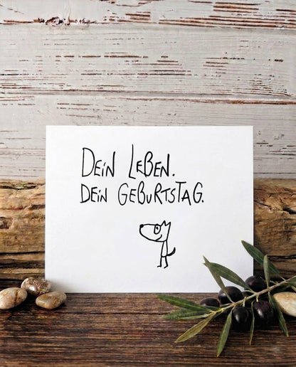 Geburtstagskarte Dein Leben von Edition Gute Geister