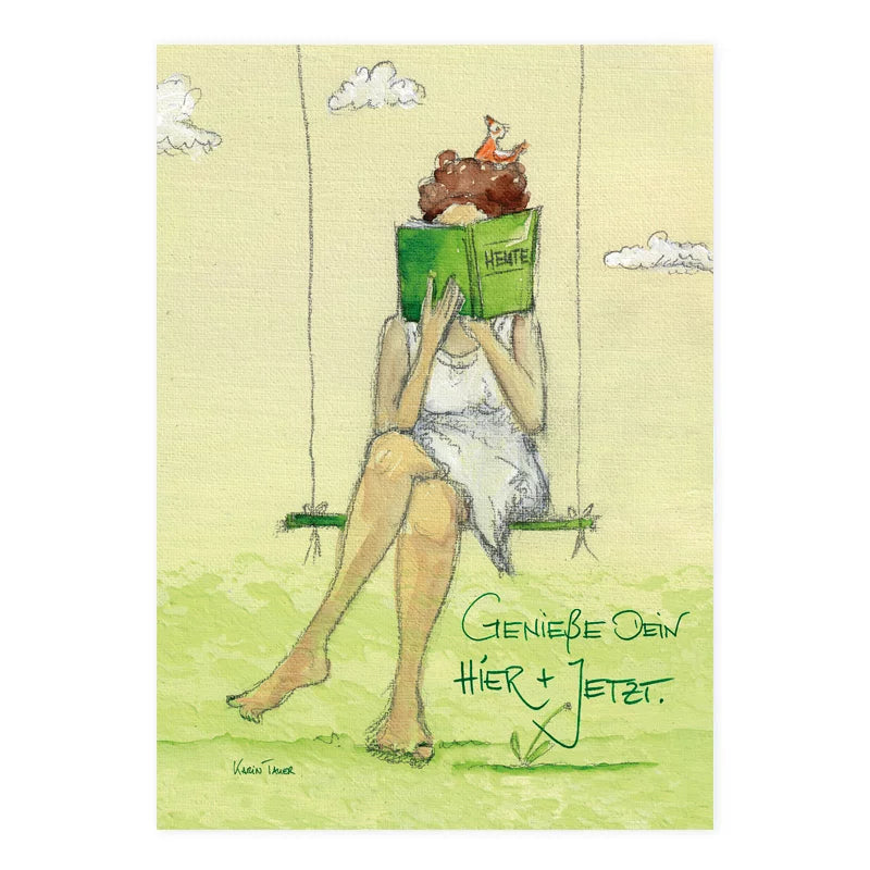 Genieße Dein Hier+ Jetzt  - Postkarte  - Art.Nr. PKGR147