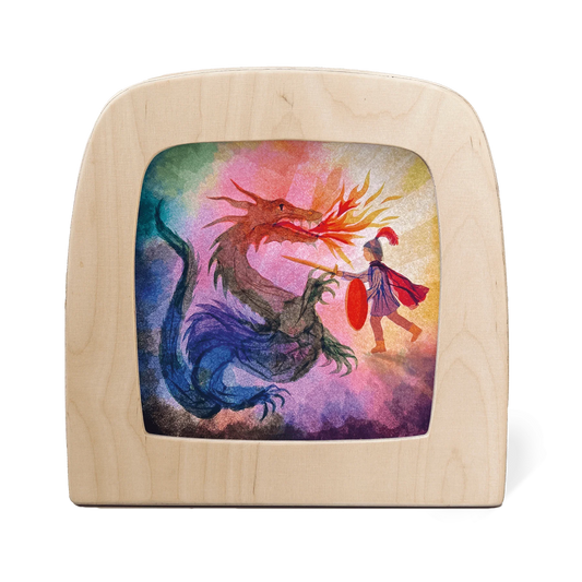 Sankt Georg und der Drache - Motiv für die Toverlux Lampe - MO40