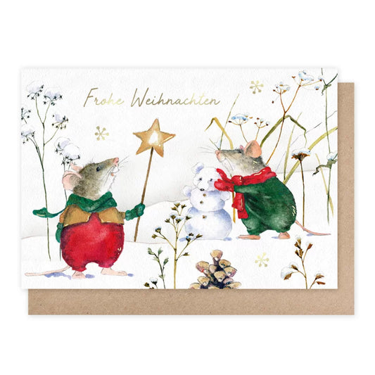 Frohe Weihnachten - Weihnachskarte mit Umschlag  Art.Nr.PKWei11