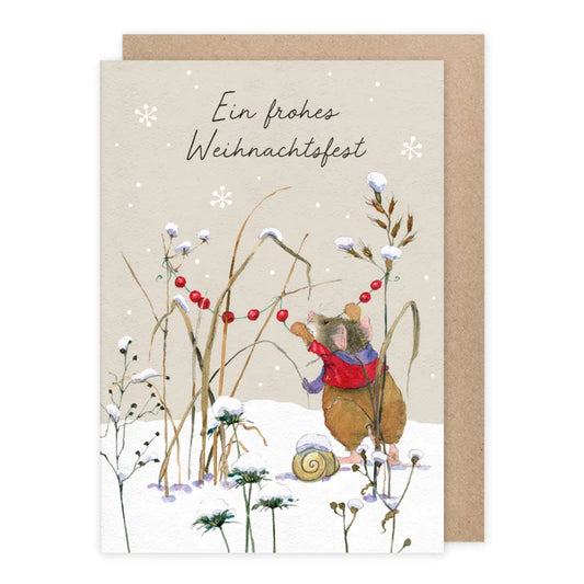 Ein frohes Weihnachtsfest - Weihnachskarte mit Umschlag  Art.Nr.PKWei12