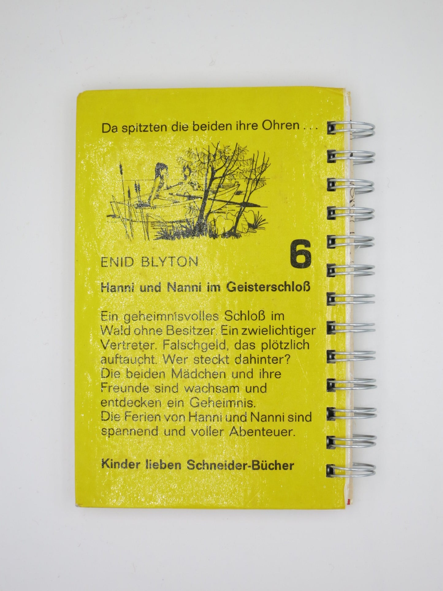 Handgebundenes Notizbuch NB1 aus altem Kinderbuch