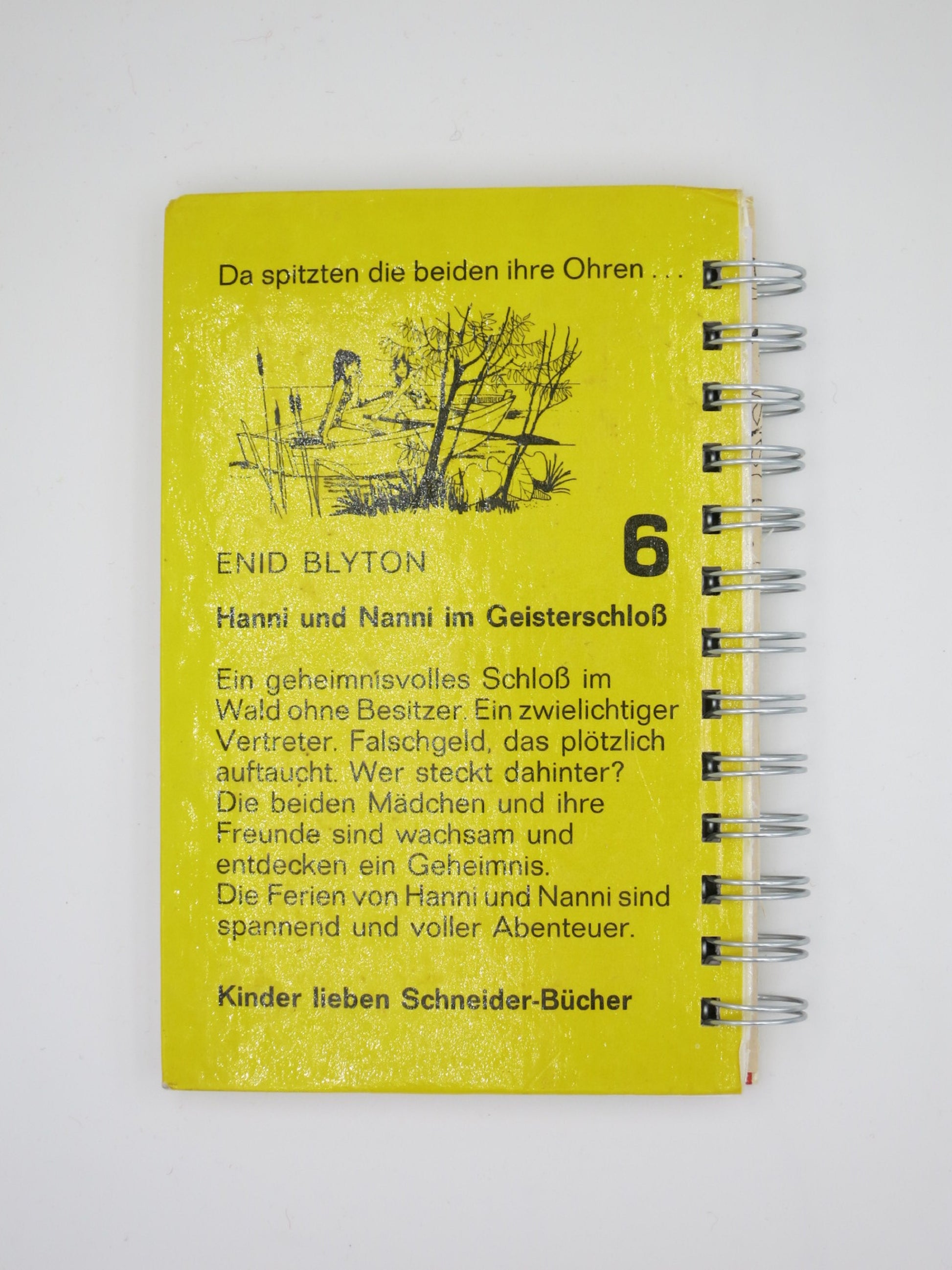 Handgebundenes Notizbuch NB1 aus altem Kinderbuch