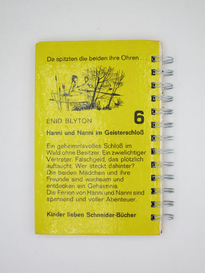 Handgebundenes Notizbuch NB1 aus altem Kinderbuch
