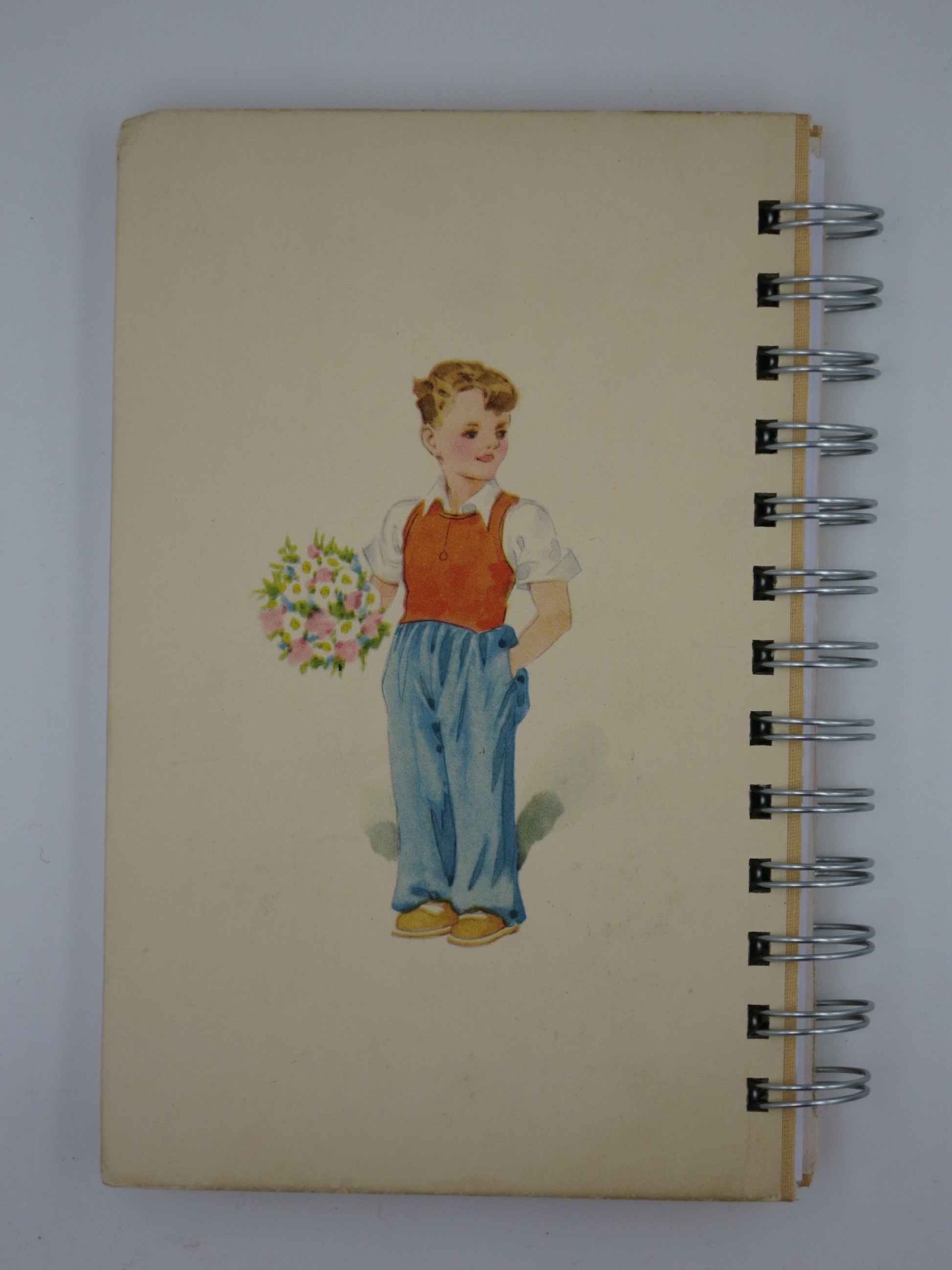 Handgebundenes Upcycling Notizbuch NB3