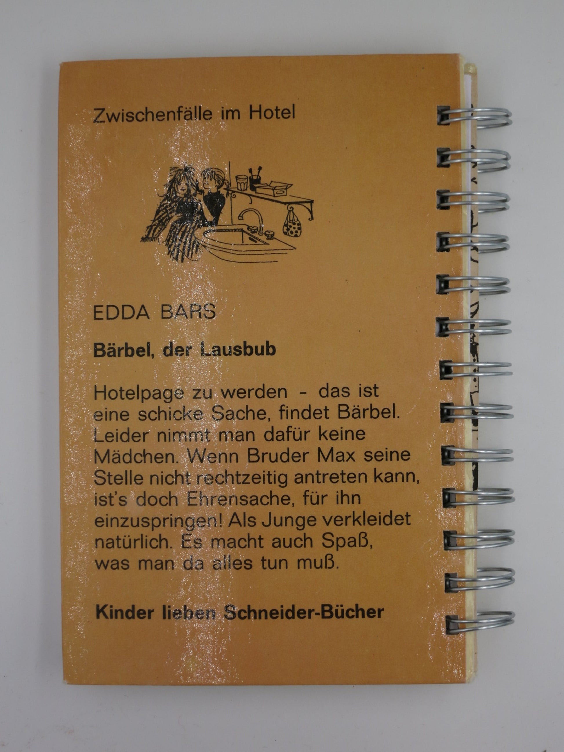 Handgemachtes Notizbuch NB4 aus Kinderbuchcover