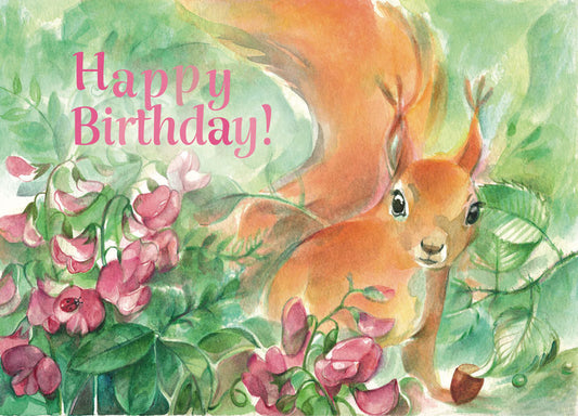 Happy Birthday - Postkarte Art.Nr.PKGR46