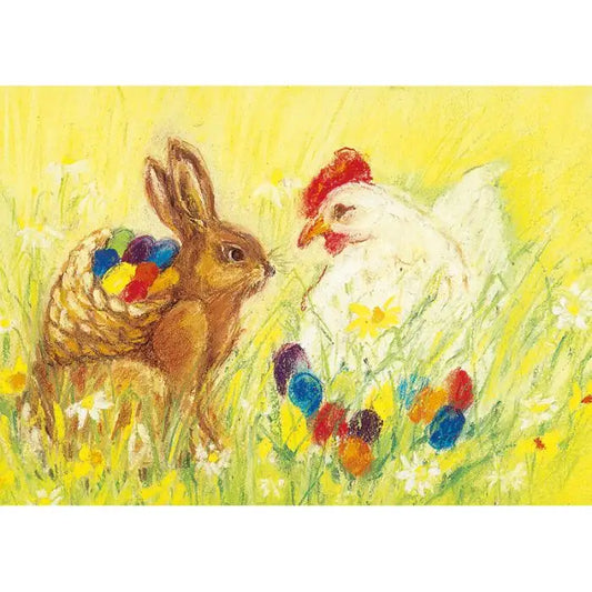 Hase und Huhn  Art.Nr.PKFR34