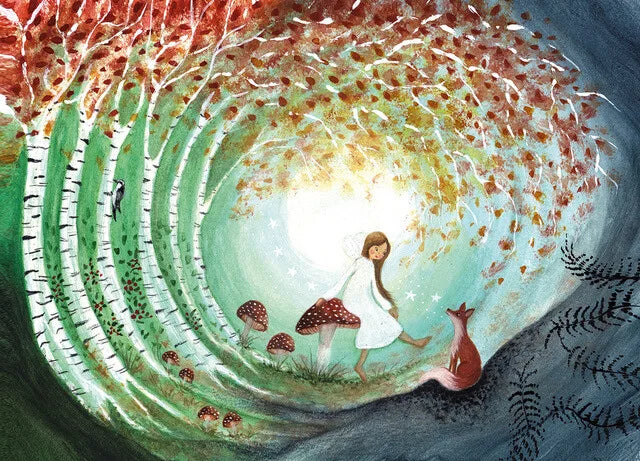 Herbstelfe - Postkarte - Art. Nr. PKHE171