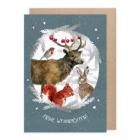 Frohe Weihnachten - Weihnachskarte mit Umschlag  Art.Nr.PKWei117