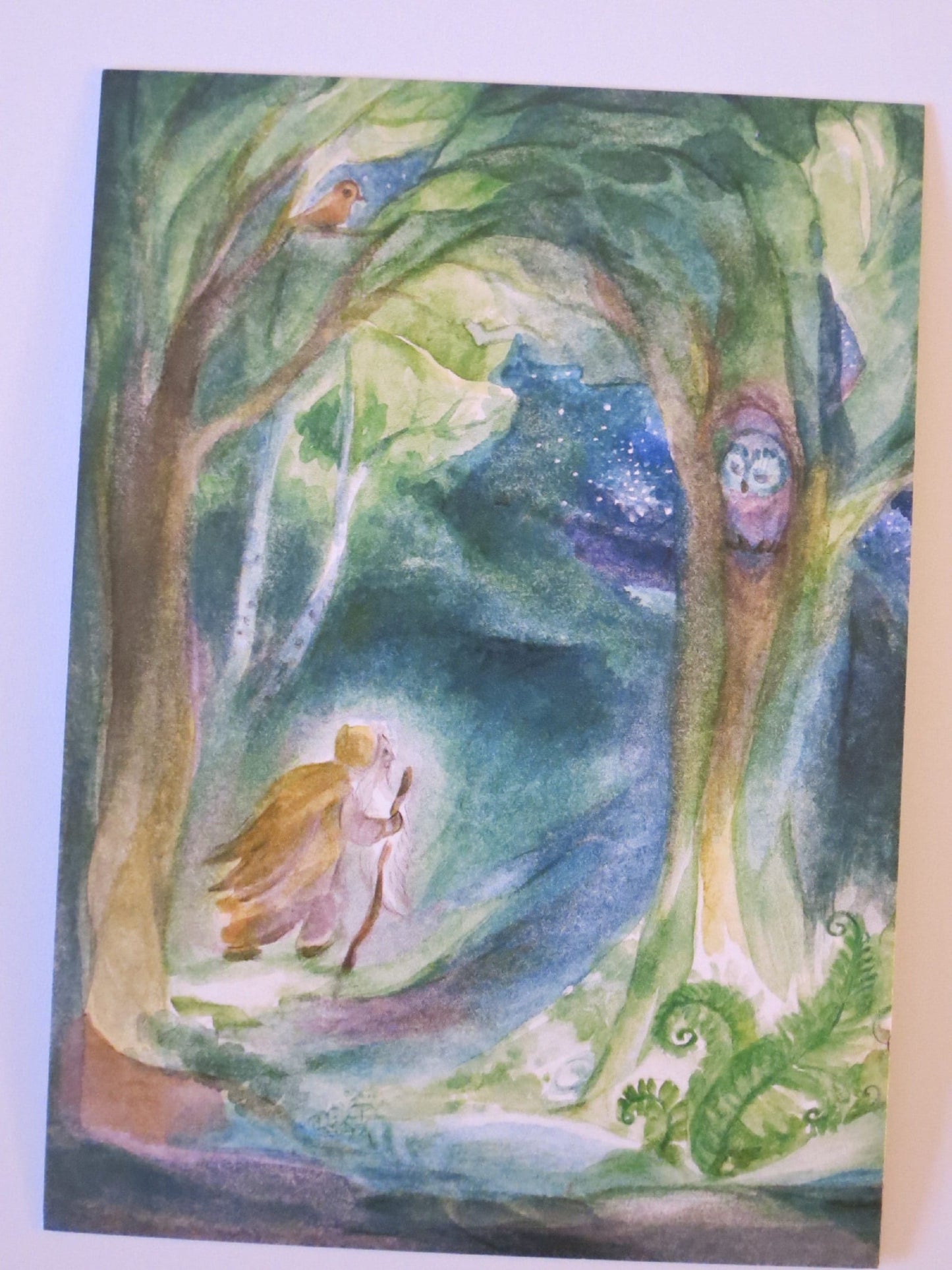 Merlin der Zauberer - Postkarte Art.PKHE202