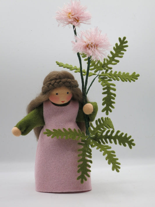 Mimose rosa - Blumenkind für den Jahreszeitentisch -  Art. FR55