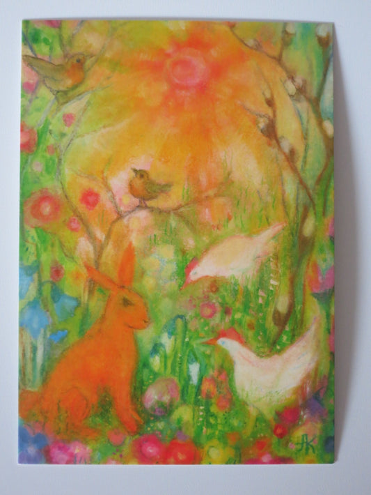 Frühlingsfreude - Postkarte Art. PKFR198