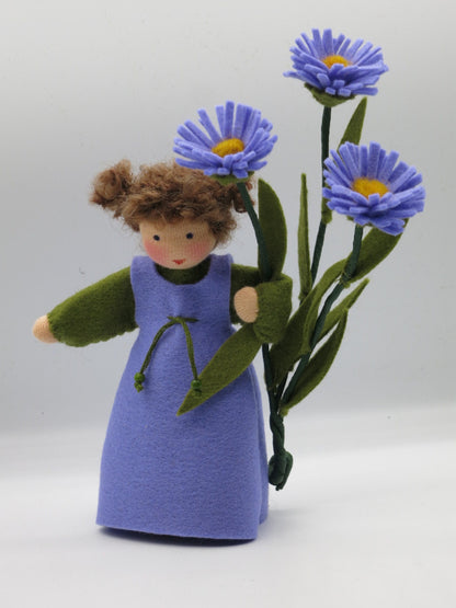 Herbstaster - Blumenkindfür den Jahreszeitentisch - Art. HE46